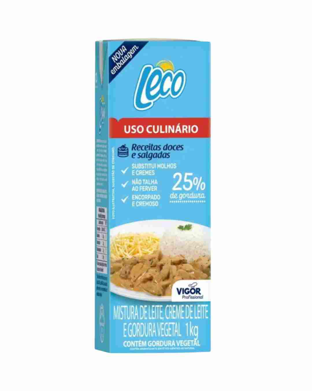 Creme Culinário Leco/ Vigor 1l